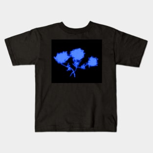 BLUE GLASS ROSES Kids T-Shirt